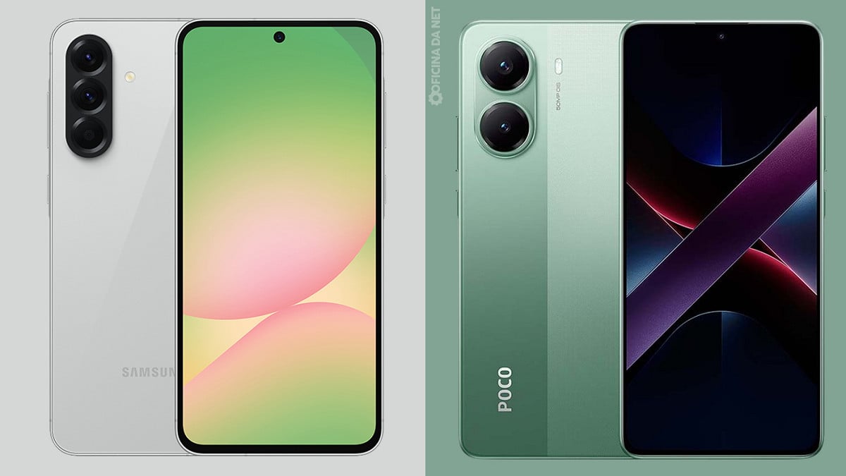 Comparativo: Galaxy A56 vs POCO X7 Pro