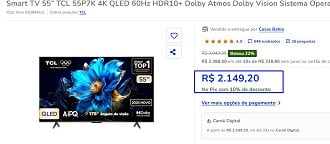 Oferta da TCL P7K de 55