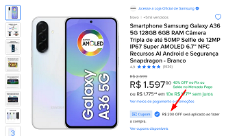 Oferta do Galaxy A36