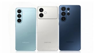 Suposto design do Galaxy S26, Galaxy S26+ e Galaxy S26 Ultra