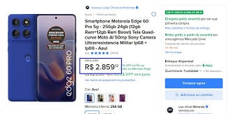 Motorola Edge 60 Pro em oferta