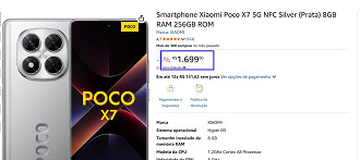 POCO X7 em oferta
