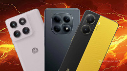 3 celulares com bateria de 6.000 mAh para usar o dia inteiro