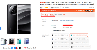 Oferta do Redmi Note 14 Pro 5G