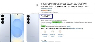 Oferta do Galaxy S25