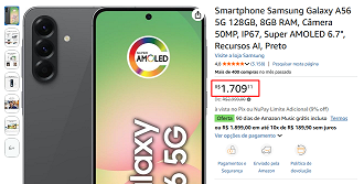 Oferta do Galaxy A56