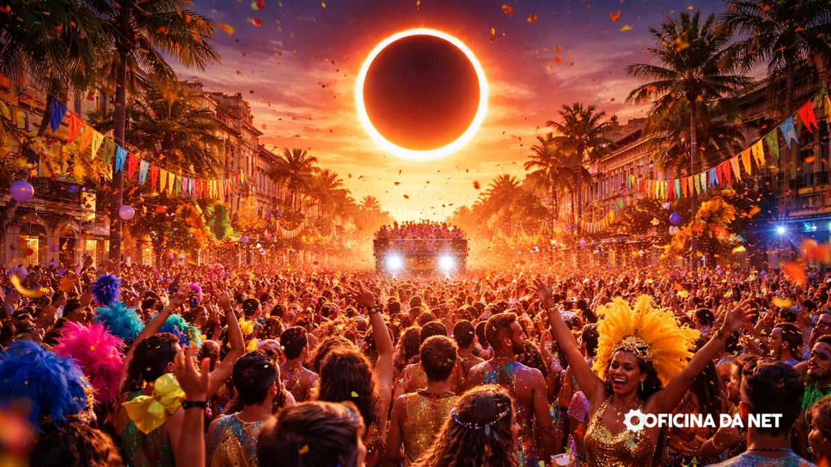Carnaval vai ter eclipse solar com “Anel de Fogo” visível no Brasil