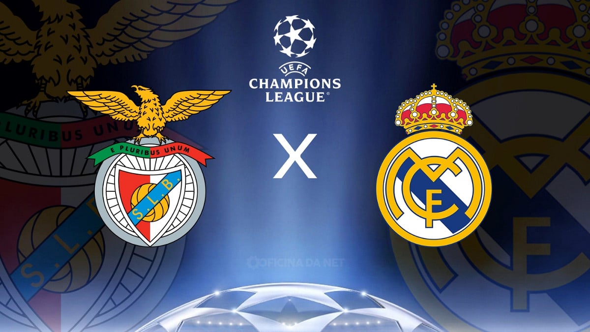 Onde assistir Benfica x Real Madrid ao vivo