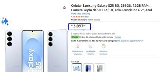 Oferta do Galaxy S25