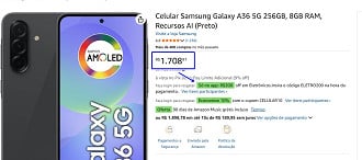 Oferta do Galaxy A36