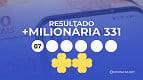 Resultado da +Milionária 331 de hoje (21/02): prêmio de R$ 24,5 milhões Resultado da +Milionária 331 de hoje (21/02): prêmio de R$ 24,5 milhões