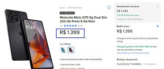 Oferta do Motorola Moto G75