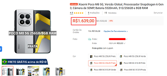 Oferta do POCO M8