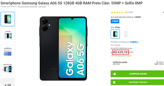 Oferta do Galaxy A06 5G