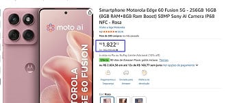 Oferta do Motorola Edge 60 Fusion