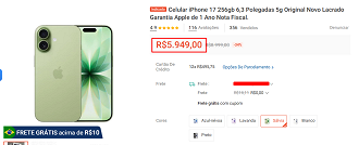 Oferta do iPhone 17