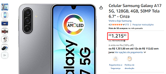 Oferta do Galaxy A17 5G