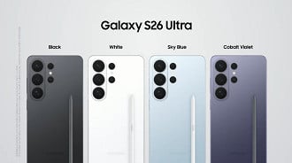 Cores do Galaxy S26 Ultra