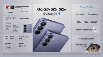 Especificações do Galaxy S26 e S26 Plus