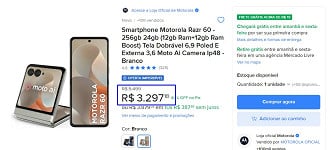 Oferta do Motorola Razr 60