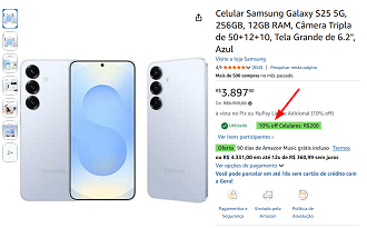 Oferta do Galaxy S25