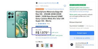 Motorola Esde 60 Neo em oferta
