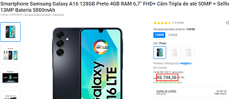 Oferta do Galaxy A16 4G