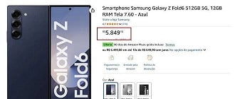 Galaxy Z Fold6 em oferta
