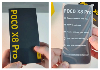 Caixa do POCO X8 Pro