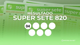 Veja o resultado do Super Sete 820 de hoje, segunda (09/03) com prêmio de R$ 3,3 milhões