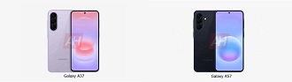 Cores do Galaxy A37 e Galaxy A57