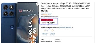 Oferta do Motorola Edge 60