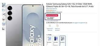 Oferta do Galaxy S25 Plus