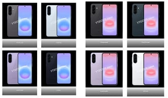 Fotos do design do Galaxy A37 e A57