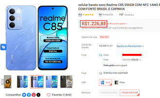 Oferta do realme C85 4G