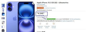 Oferta do iPhone 16