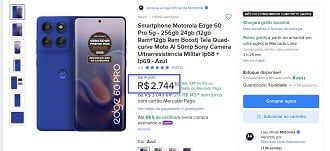 Oferta do edge 60 Pro
