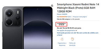 Oferta do Redmi Note 14 4G