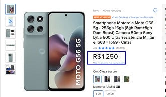 Oferta do Moto G56