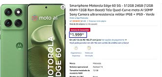 Oferta do Motorola Edge 60