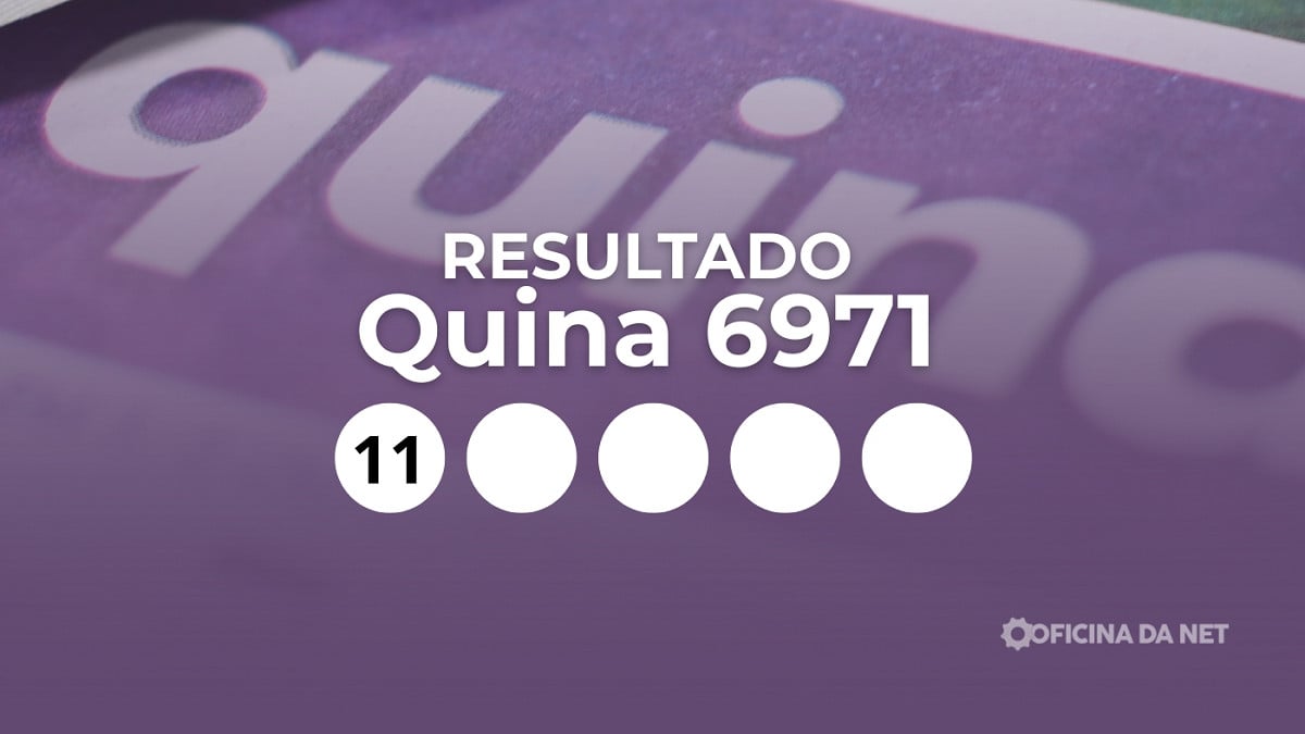 Veja os números sorteados da Quina 6971