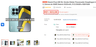 Oferta do POCO M8