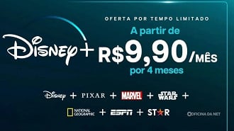 Disney+ com promoção por apenas R$ 9,90 em março de 2026