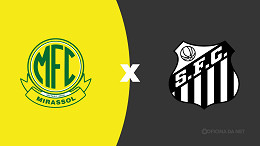 Mirassol x Santos hoje: horário, onde assistir ao vivo e prováveis escalações