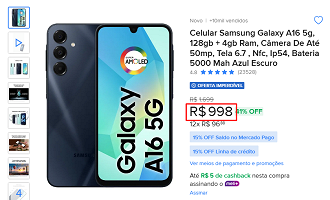 Oferta do Galaxy A16 5G