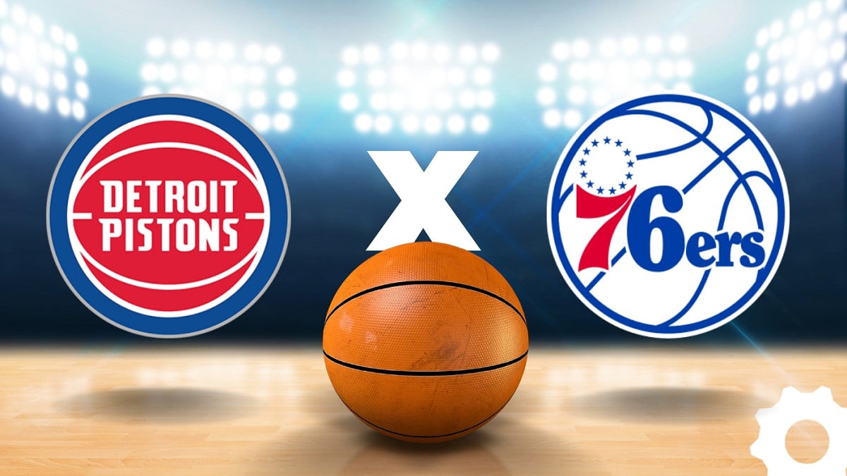 Onde assistir Pistons x 76ers