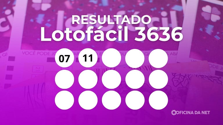 Resultado atualizado da Lotofácil 3636 de hoje, sábado (14/03) com ...