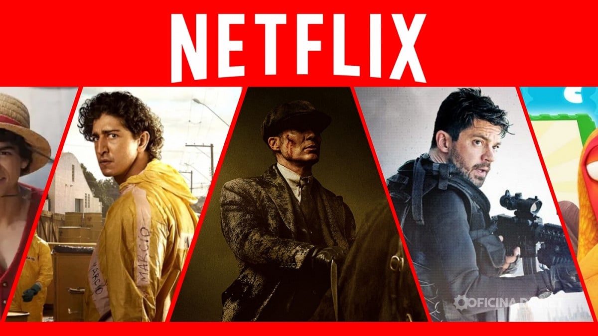 Veja os novos filmes, séries e documentários que chegam a Netflix. Imagem: Oficina da Net