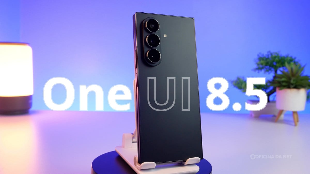 One UI 8.5 chega ao Galaxy Z Fold 7 em versão beta. Imagem: Oficina da Net