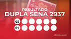Resultado da Dupla Sena 2937 de hoje, segunda (16/03); prêmio de R$ 5 milhões Resultado da Dupla Sena 2937 de hoje, segunda (16/03); prêmio de R$ 5 milhões